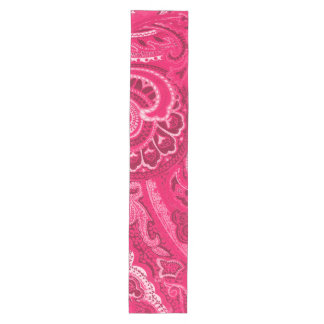 Pink-Retro Paisley Bandanna/Bandana Mittelgroßer Tischläufer