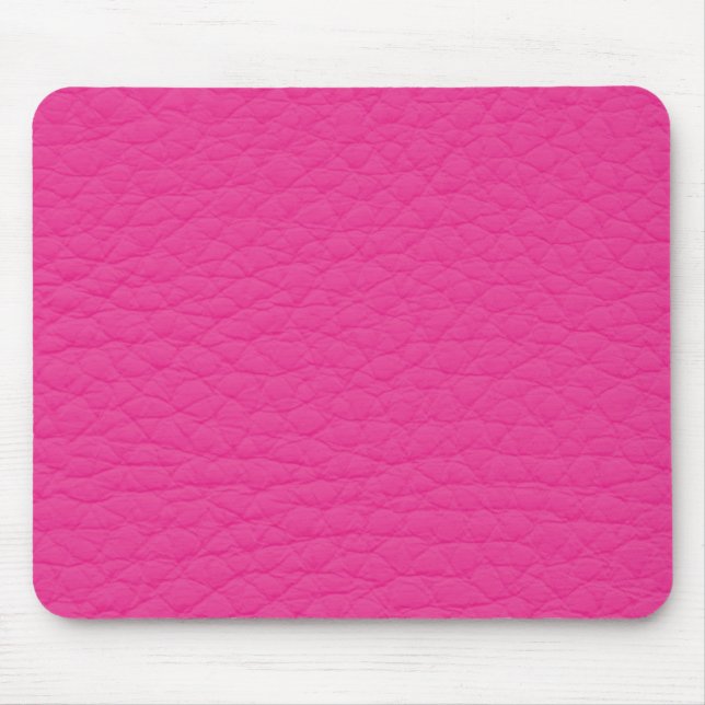 Pink-Retro Schmutz-Gewohnheits-Leder Mousepad (Vorne)