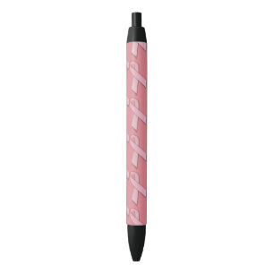 Pink Ribbbons gepolstertes Muster Kugelschreiber