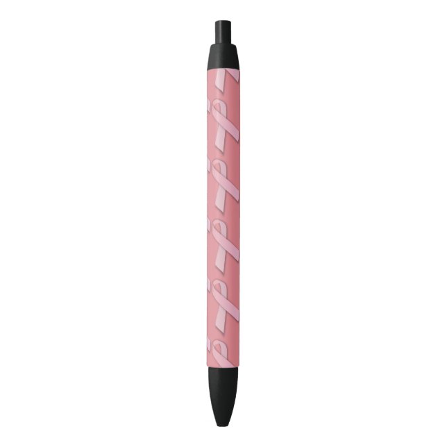 Pink Ribbbons gepolstertes Muster Kugelschreiber (Vorderseite Vertikal)