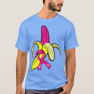 Pink Ribbon Banana Lazy Halloween Kostümspause C T-Shirt