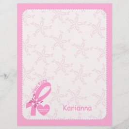 Pink Ribbon Breast Cancer survivor & pink border