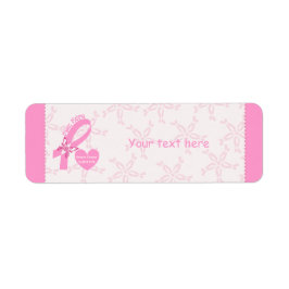Pink Ribbon Breast Cancer survivor & pink border
