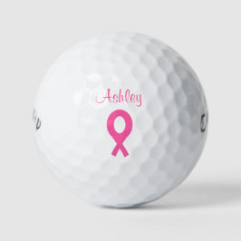 Pink Ribbon Brustkrebs 4Ashley Golfball