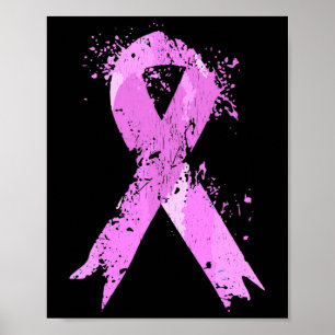 Pink Ribbon Brustkrebs Bewusstsein Brustkrebs Poster
