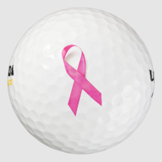 Pink Ribbon Brustkrebs Bewusstsein Golfball