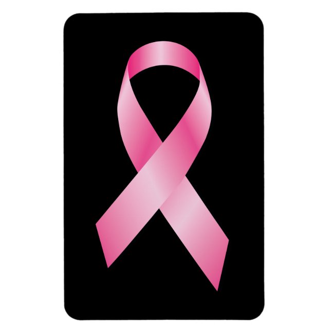 Pink Ribbon - Brustkrebs-Bewusstsein Magnet (Vertikal)