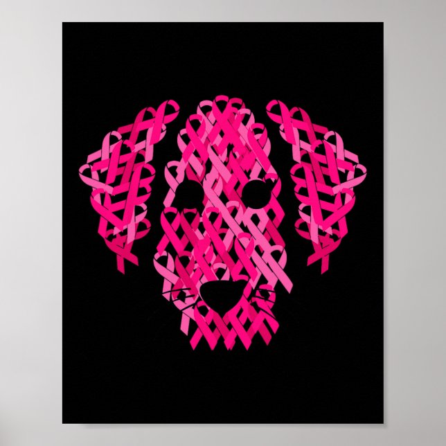 Pink Ribbon Brustkrebs-Bewusstsein Poster (Vorne)