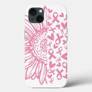 Pink Ribbon Brustkrebs Bewusstsein Sonnenblume Case-Mate iPhone Hülle
