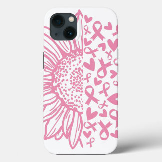 Pink Ribbon Brustkrebs Bewusstsein Sonnenblume Case-Mate iPhone Hülle
