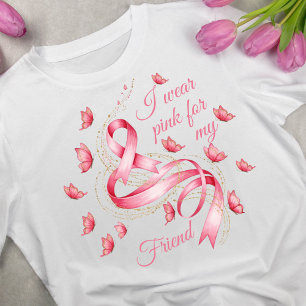 Pink Ribbon Brustkrebs Bewusstsein Tri-Blend Shirt