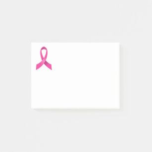 Pink Ribbon Brustkrebs Glaube Hoffnung Liebe Post-it Klebezettel