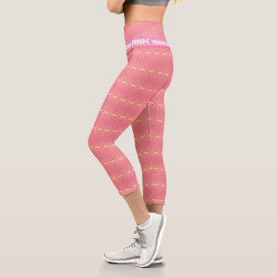 Pink Ribbon Fashion & Dance, Fitness, Sport Capri Leggings