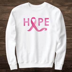 Pink Ribbon HOPE Brustkrebs Bewusstsein Sweatshirt