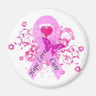 Pink Ribbon Hope Liebe Heilung Magnet