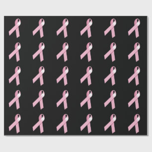 Pink Ribbon unterstützt das Bewusstsein für Brustk Geschenkpapier