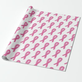 Pink Ribbon Wrapping Paper Brustkrebs-Bewusstsein Geschenkpapier