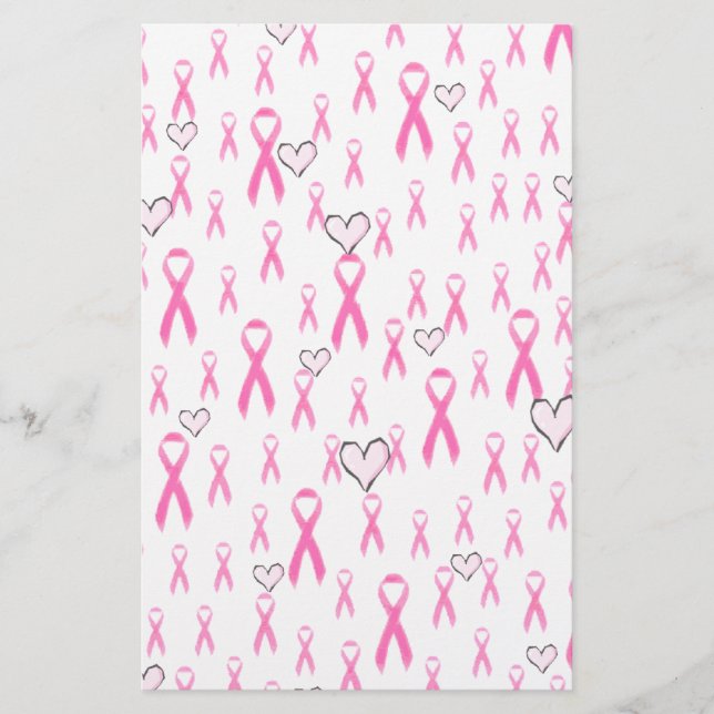 Pink Ribbons, ich kümmere mich!_ Briefpapier (Vorderseite)