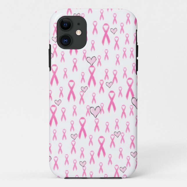 Pink Ribbons, ich kümmere mich!_ Case-Mate iPhone Hülle (Rückseite)