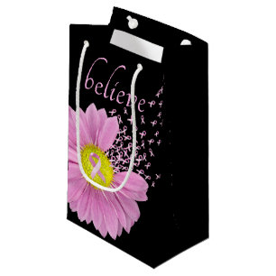 Pink Ribbons und Daisy Glaube Kleine Geschenktüte