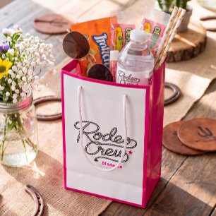 Pink Rodeo Crew Cowgirl Junggesellinnenabschied Kleine Geschenktüte