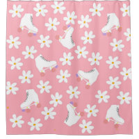 Pink Roller Skate Floral Pink Roller Skater Gesche