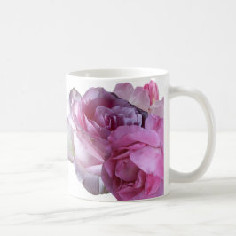 Pink rosa Rosa Blume boho Kaffeetasse