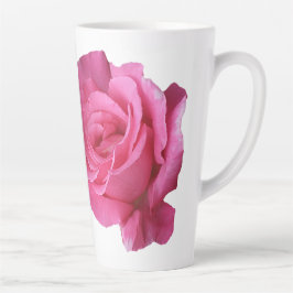 Pink rosa rosa Blume boho Milchtasse