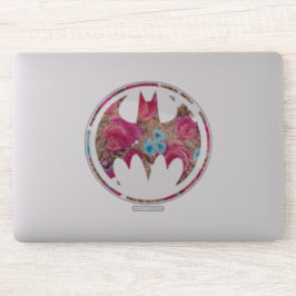Pink Rose Bat Signal Aufkleber
