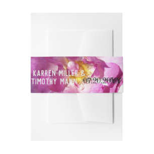 Pink Rose Custom Invasion Bands Einladungsbanderole