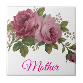 Pink Rose elegance Ceramic Tile Fliese