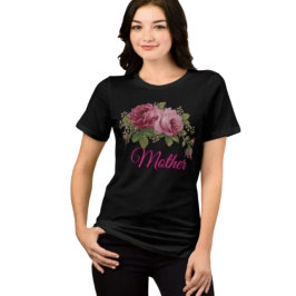 Pink Rose Elegance  Tri-Blend Shirt