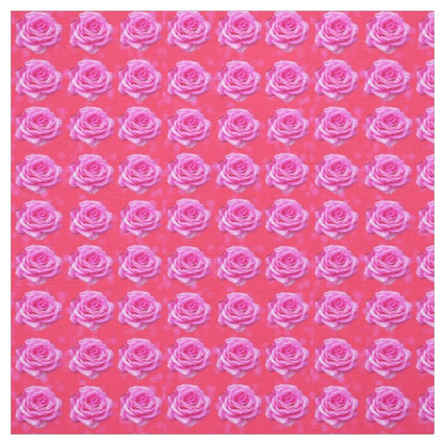 Pink Rose Leidenschaft, Stoff (Muster)