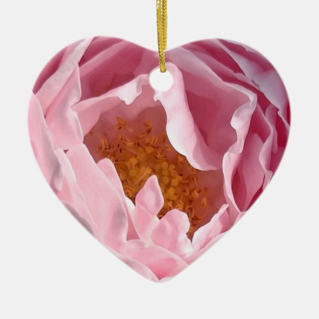 Pink Rose Ornament (Vorne)