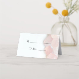Pink Rose Quartz Wedding Platzkarte