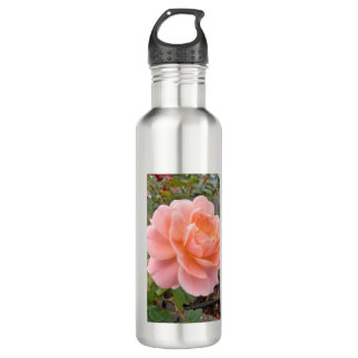 Pink Rose Water Bottle Edelstahlflasche