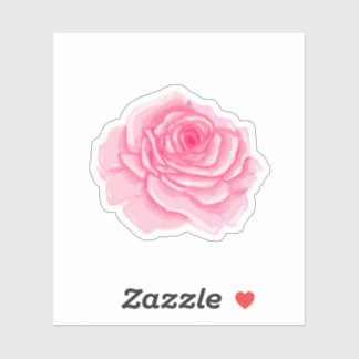 Pink roses aufkleber