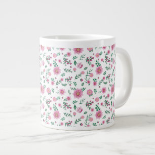 Pink Roses Galore Jumbo-Tasse