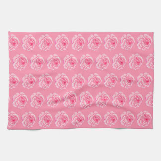 Pink roses geschirrtuch