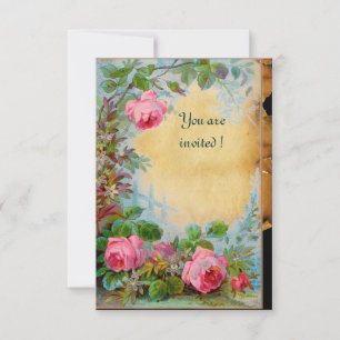 PINK ROSES & JASMINES UAwg Einladung