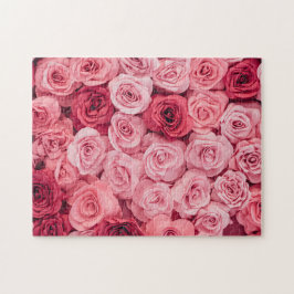 Pink Roses Jigsaw Puzzle