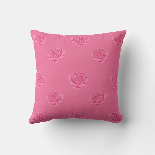Pink roses kissen (Rückseite)