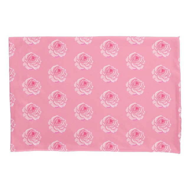 Pink roses kissenbezug (Vorderseite)