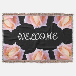 Pink Roses Magic Custom Willkommen Decke