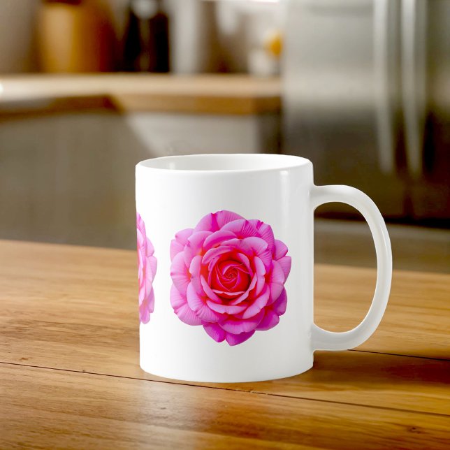 Pink Roses Mug Kaffeetasse (Mug with pink roses)