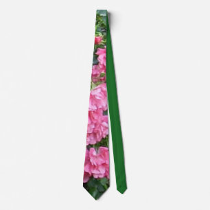 Pink Roses Neck Tie Krawatte