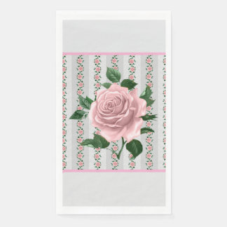 Pink Roses Paper Napkin Serviette