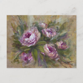 Pink Roses Postkarte