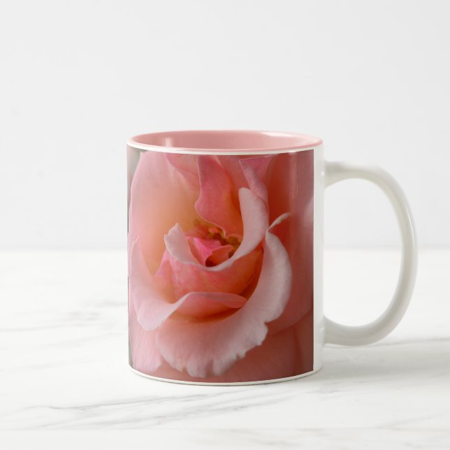 Pink Roses Tasse Kaffee Cup Schöne Rose Dekoration (Rechts)
