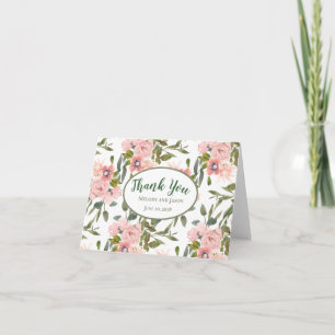 Pink Roses Themed Wedding Danke Anmerkungen